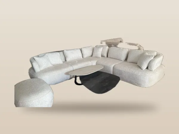 Divan Luna, Bouclé gri e çelët